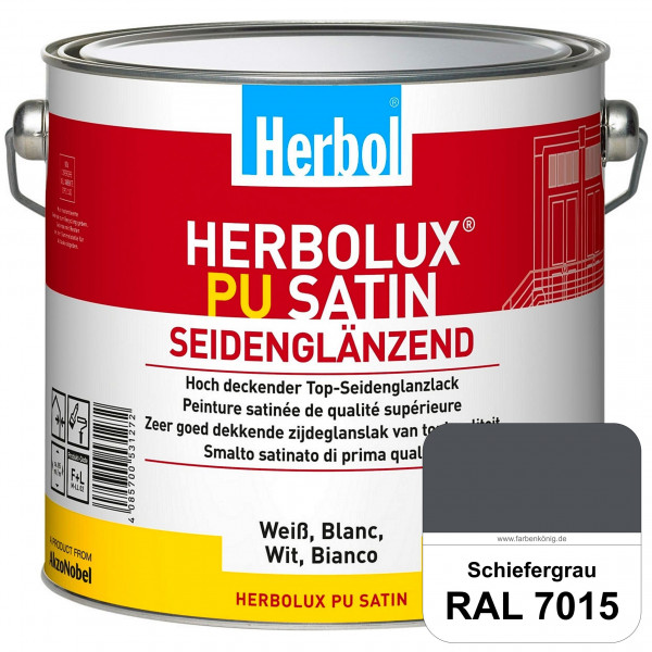 Herbolux PU Satin (RAL 7015 Schiefergrau) Top-PU-Seidenglanzlack (Innen & Außen)