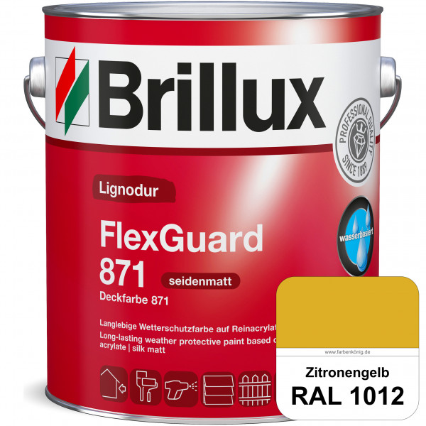 Lignodur FlexGuard 871 (Deckfarbe 871) RAL 1012 Zitronengelb