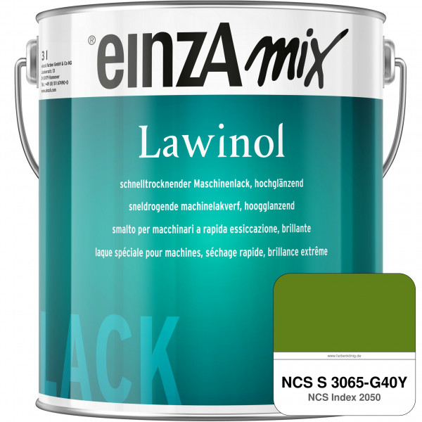 einzA Lawinol hochglänzend (NCS S 3065-G40Y)