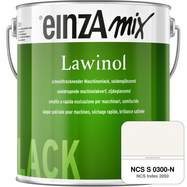 einzA Lawinol seidenglänzend (NCS S 0300-N)