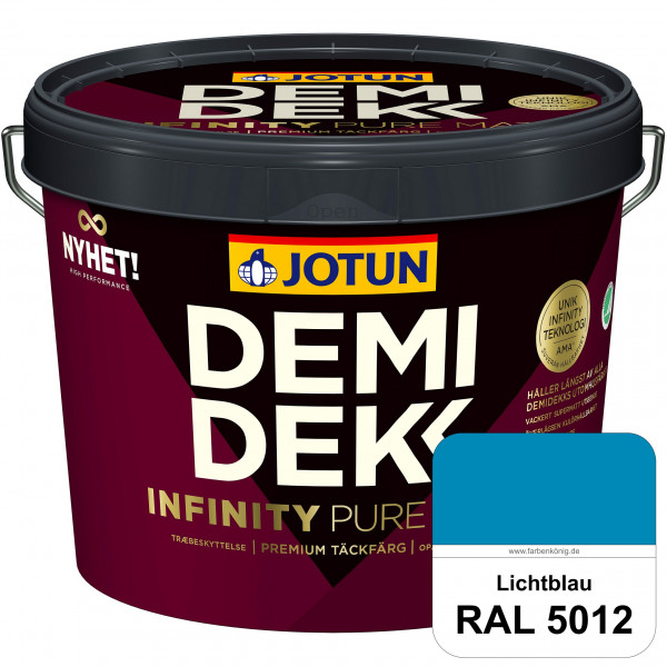 DEMIDEKK Infinity Pure Mat (ehemals Demidekk Ultimate Helmatt) - Deckende, matte Holzfarbe (RAL 5012