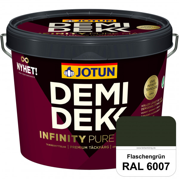 DEMIDEKK Infinity Pure Mat (ehemals Demidekk Ultimate Helmatt) - Deckende, matte Holzfarbe (RAL 6007