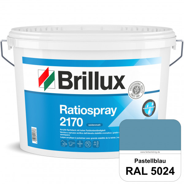 Ratiospray 2170 (RAL 5024 Pastellblau) wasserbasierter, seidenmatter & farbtonbeständiger Allround-S