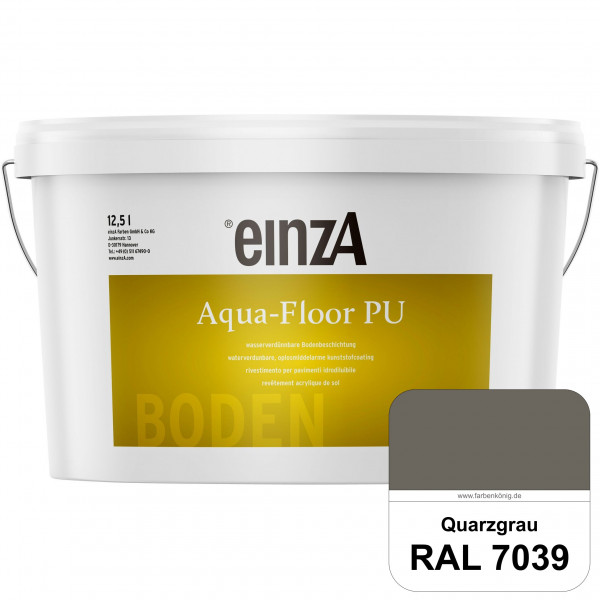 einzA Aqua-Floor PU (RAL 7039 Quarzgrau) seidenglänzender Acryl-PU-Bodenbeschichtung