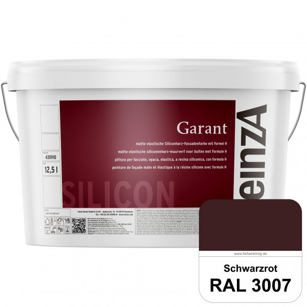 einzA Garant (RAL 3007 Schwarzrot) elastische Siliconharz-Fassadenfarbe