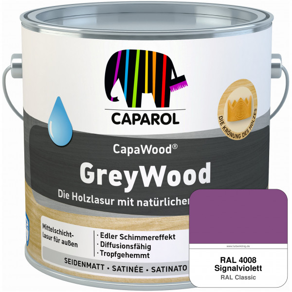 CapaWood® GreyWood (RAL 4008 Signalviolett) - ersetzt Capadur GreyWood