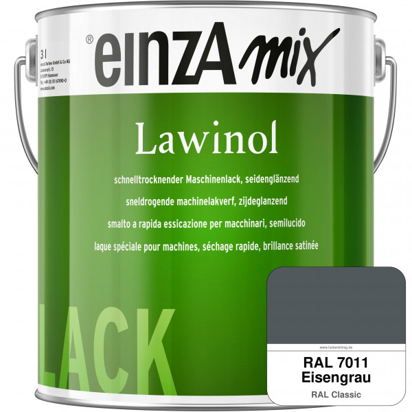 einzA Lawinol seidenglänzend (RAL 7011 Eisengrau)