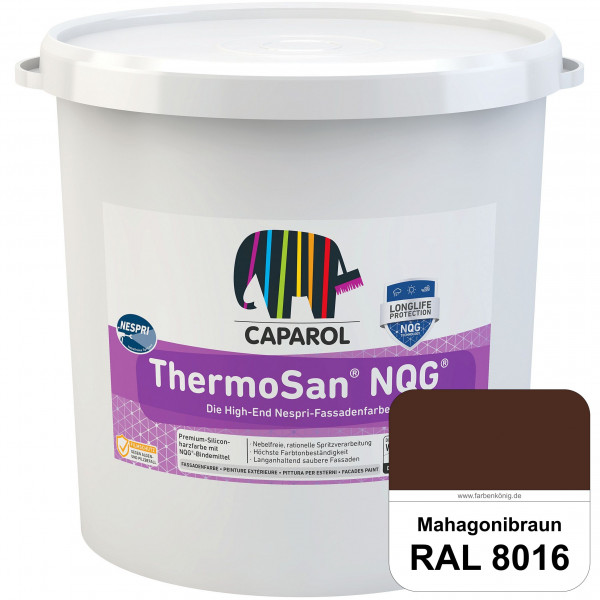 ThermoSan® NQG® Nespri (RAL 8016 Mahagonibraun) Siliconharz-Bindemittelkombination mit integrierter