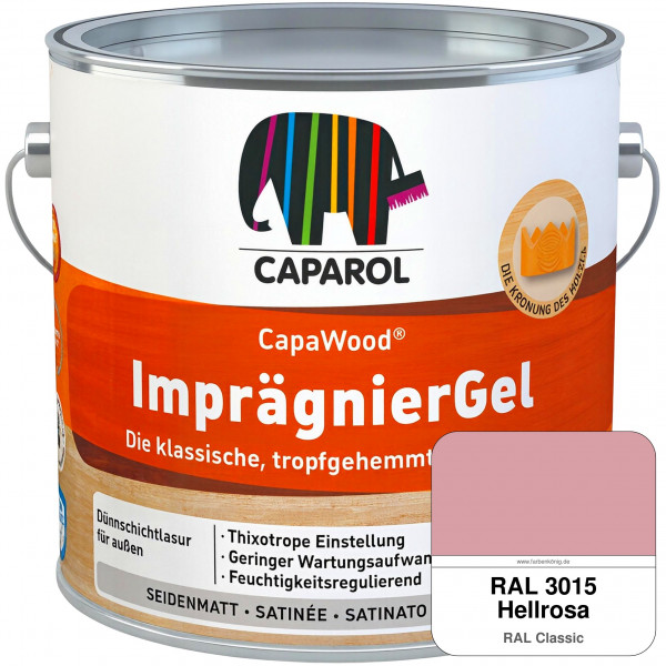 CapaWood® ImprägnierGel (RAL 3015 Hellrosa) - ersetzt Capadur LasurGel