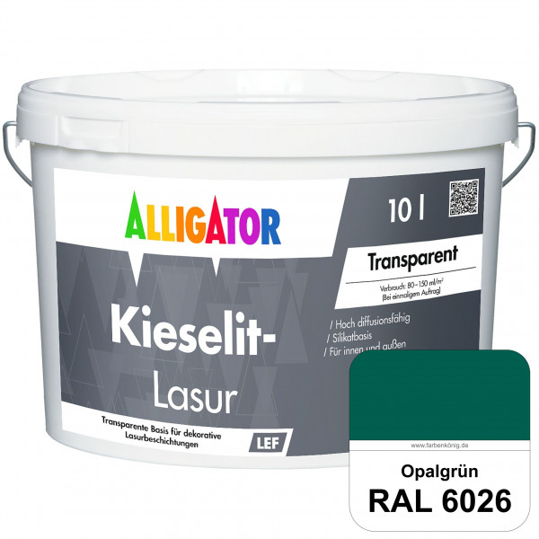 Kieselit-Lasur (RAL 6026 Opalgrün)
