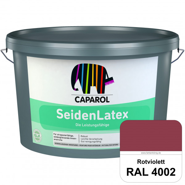 SeidenLatex ELF (RAL 4002 Rotviolett) strapazierfähige, scheuerbeständige und seidenmatte Latexfarbe