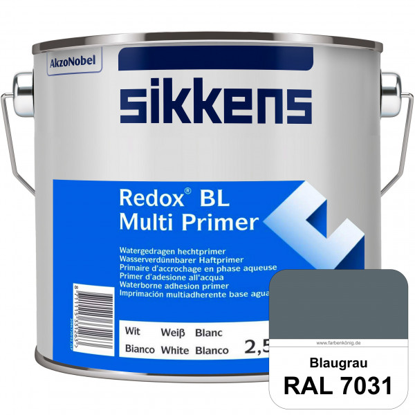 Redox BL Multi Primer (RAL 7031 Blaugrau) Wasserbasierter Universalprimer und Korrosionsschutz (inne