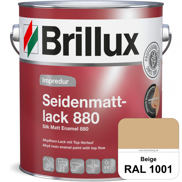 Impredur Seidenmattlack 880 (B-Ware) - 0,75 Liter (RAL 1001 Beige)