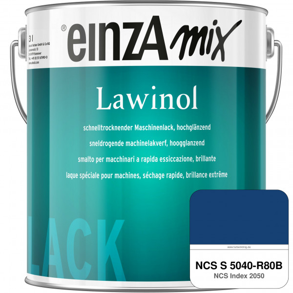 einzA Lawinol hochglänzend (NCS S 5040-R80B)