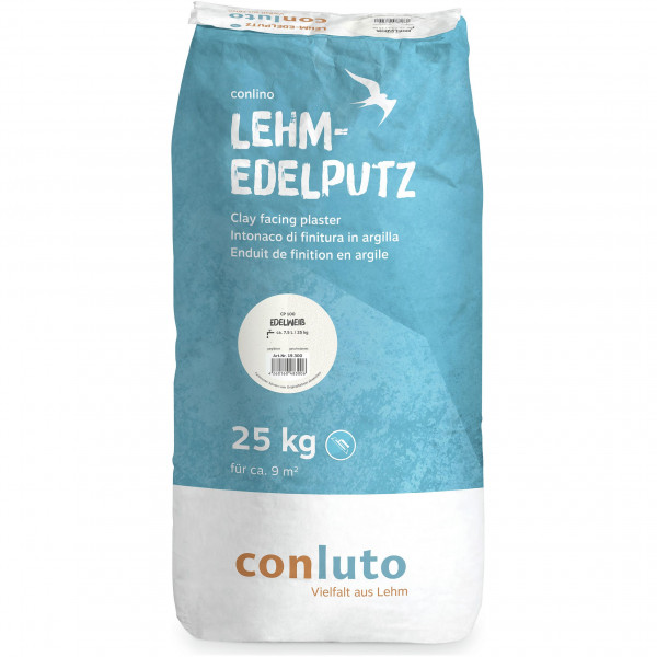 Lehm-Edelputz - Edelweiß (CP 100)