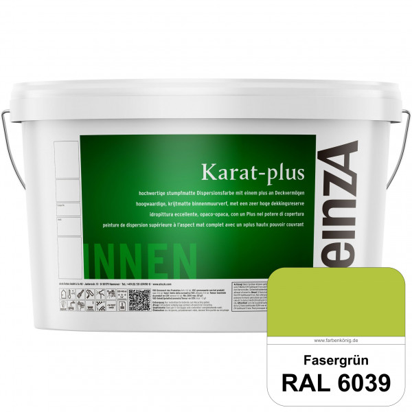einzA Karat-plus (RAL 6039 Fasergrün) Innenwandfarbe mit herausragenden Produkteigenschaften