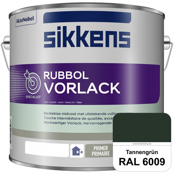 Rubbol Vorlack (RAL 6009 Tannengrün) Aromatenfreier Vorlack der Spitzenklasse (außen & innen)