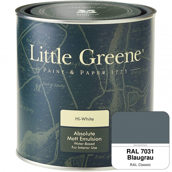 Absolute Matt Emulsion - Sample Pot 250 ml (RAL 7031 Blaugrau)