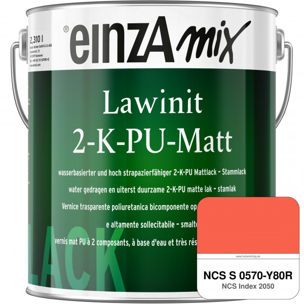einzA Lawinit 2-K-PU Matt Stammlack (NCS S 0570-Y80R)