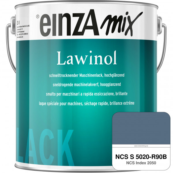 einzA Lawinol hochglänzend (NCS S 5020-R90B)