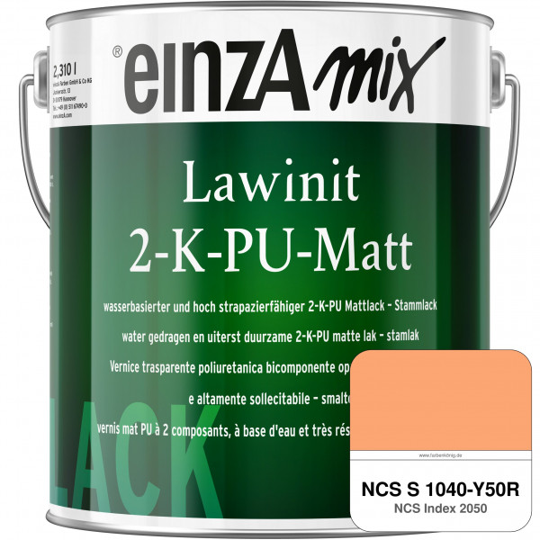 einzA Lawinit 2-K-PU Matt Stammlack (NCS S 1040-Y50R)