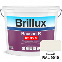 Rausan R K2 3509 (RAL 9010 Reinweiß) organisch gebundener Rillenputz für dekorative & wetterbeständi