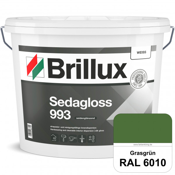 Sedagloss 993 (RAL 6010 Grasgrün) seidenglänzende Innendispersion für hoch strapazierfähige & gut re