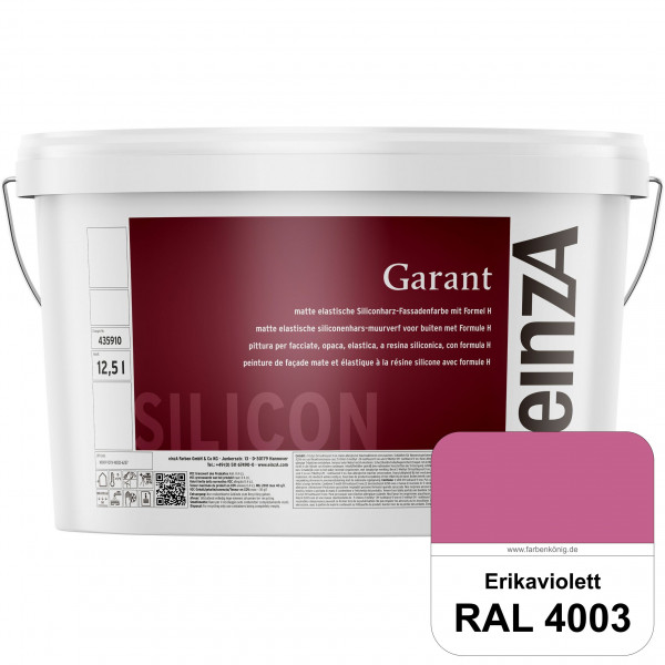 einzA Garant (RAL 4003 Erikaviolett) elastische Siliconharz-Fassadenfarbe
