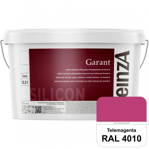einzA Garant (RAL 4010 Telemagenta) elastische Siliconharz-Fassadenfarbe