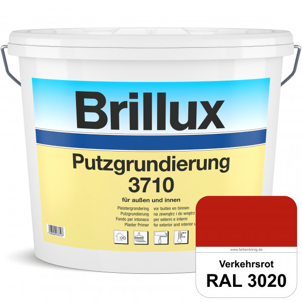 Putzgrundierung 3710 (RAL 3020 Verkehrsrot) Wetterbeständige & quarzhaltige Grundierfarbe auf Disper