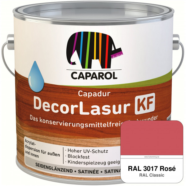 Caparol Capadur DecorLasur KF (RAL 3017 Rosa)