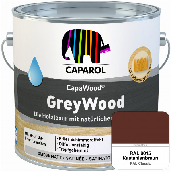 CapaWood® GreyWood (RAL 8015 Kastanienbraun) - ersetzt Capadur GreyWood