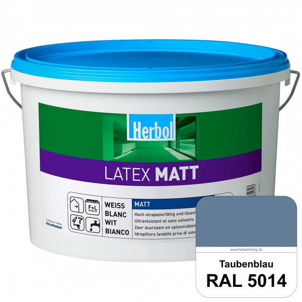 Latex Matt (RAL 5014 Taubenblau) Matte Latexfarbe mit hoher Strapazierfähigkeit