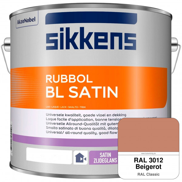 Rubbol BL Satin (RAL 3012 Beigerot) hochelastischer & seidenglänzender Lack (wasserbasiert) innen &