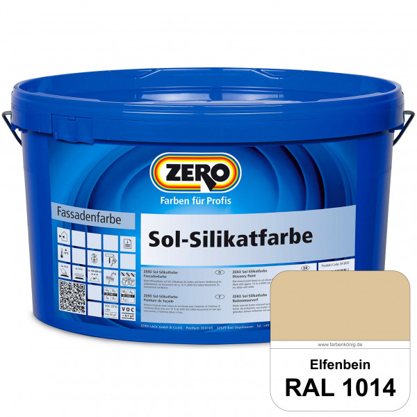 Sol-Silikatfarbe (RAL 1014 Elfenbein)