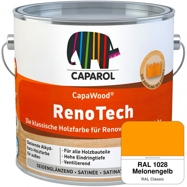 CapaWood® RenoTech (RAL 1028 Melonengelb) - ersetzt Capadur RenoTech