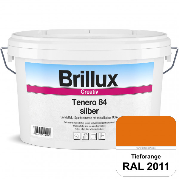 Creativ Tenero 84 (RAL 2011 Tieforange) Samteffekt-Spachtelmasse für seidige Oberflächen