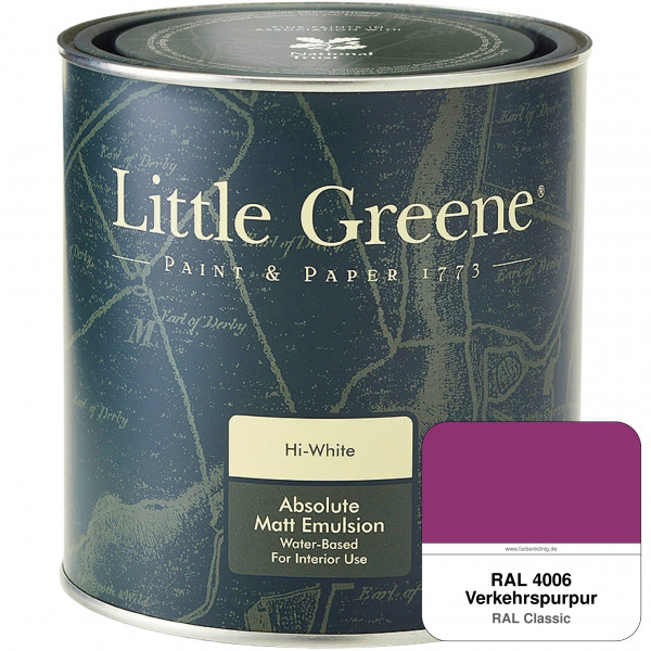 Absolute Matt Emulsion - Sample Pot 250 ml (RAL 4006 Verkehrspurpur)