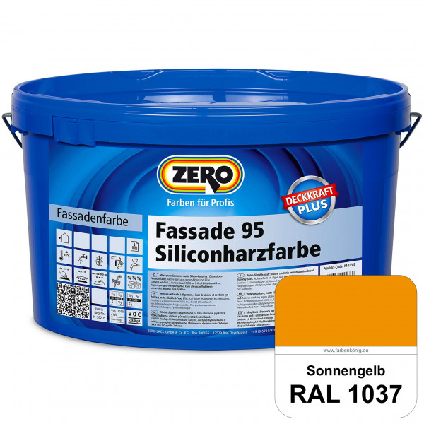 Fassade 95 Siliconharzfarbe (RAL 1037 Sonnengelb)