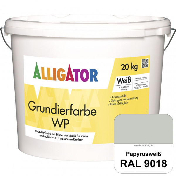 Grundierfarbe WP (RAL 9018 Papyrusweiß)