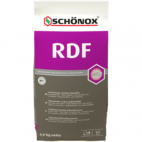 SCHÖNOX® RDF - Renovierungs- & Dekor-Feinspachtel