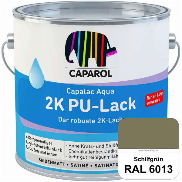 Capalac Aqua 2K PU-Lack (RAL 6013 Schilfgrün) chemisch und mechanisch widerstandsfähige Lackierungen