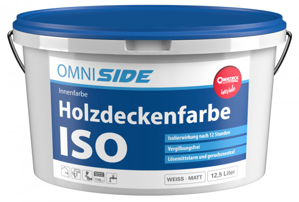 OMNISIDE Holzdeckenfarbe ISO weiß