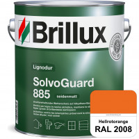 SolvoGuard 885 (RAL 2008 Hellrotorange) deckende oder lasierende seidenmatte Alkydharz-Holzfarbe für