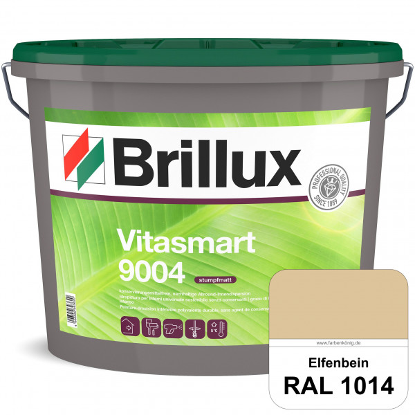 Vitasmart 9004 (RAL 1014 Elfenbein) Hochwertige matte konservierungsmittelfreie Innendispersion für