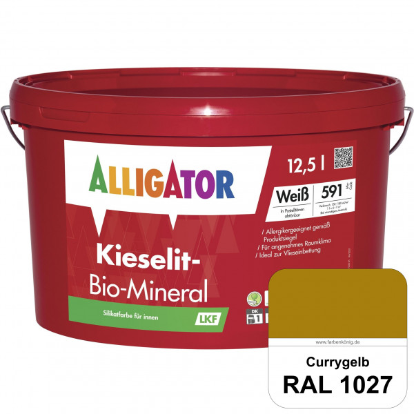 Kieselit-Bio-Mineral LKF (RAL 1027 Currygelb)
