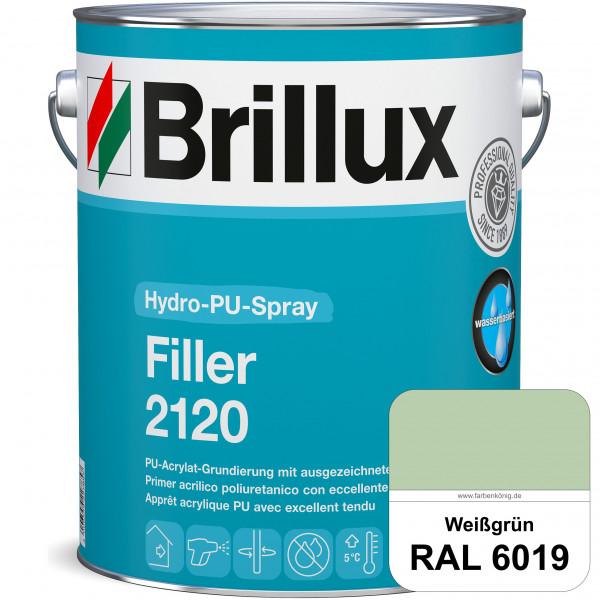 Hydro-PU-Spray Filler 2120 (RAL 6019 Weißgrün) hochwertige Grund- & Zwischenbeschichtungen im Spritz