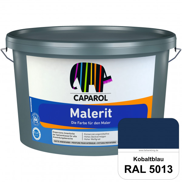 Malerit E.L.F. (RAL 5013 Kobaltblau) matte Innenfarbe für Neu- & Renovierungsanstriche