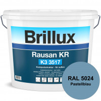 Rausan KR K3 3517 (RAL 5024 Pastellblau) Organisch gebundener Kratzputz für wetterbeständige Oberflä