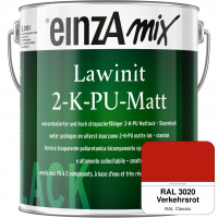 einzA Lawinit 2-K-PU Matt Stammlack (RAL 3020 Verkehrsrot)